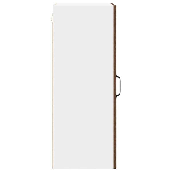 Küchenwandschrank mit Regal Braun Eichen-Optik 40 x 31 x 80 cm