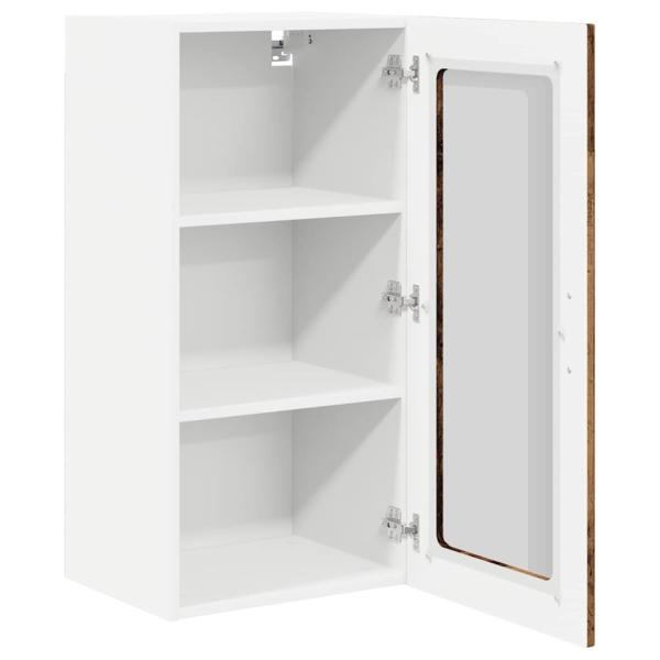 Küchenwandschrank 2 pcs Altholz 40 x 31 x 80 cm Holzwerkstoff