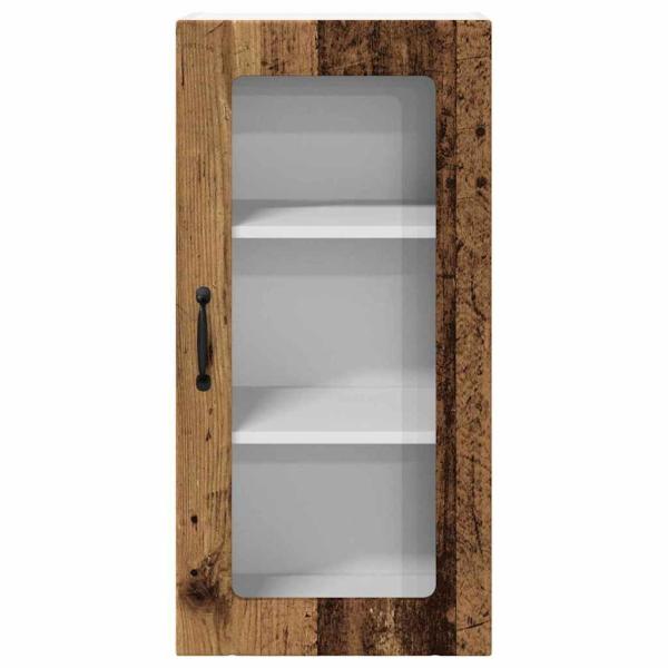 Küchenwandschrank 2 pcs Altholz 40 x 31 x 80 cm Holzwerkstoff