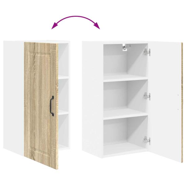 Küchenwandschrank Sonoma-Eiche 40 x 31 x 80 cm Holzwerkstoff