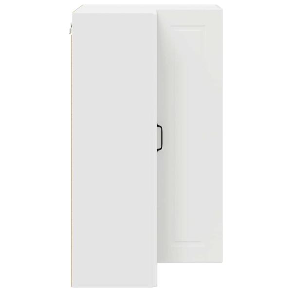 Küchenwandschrank mit Regal Weiß 57 x 57 x 100 cm Holzwerkstoff