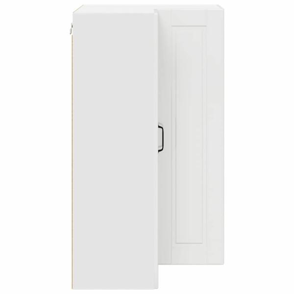 Küchenwandschrank Hochglanz Weiß 57 x 57 x 100 cm Holzwerkstoff