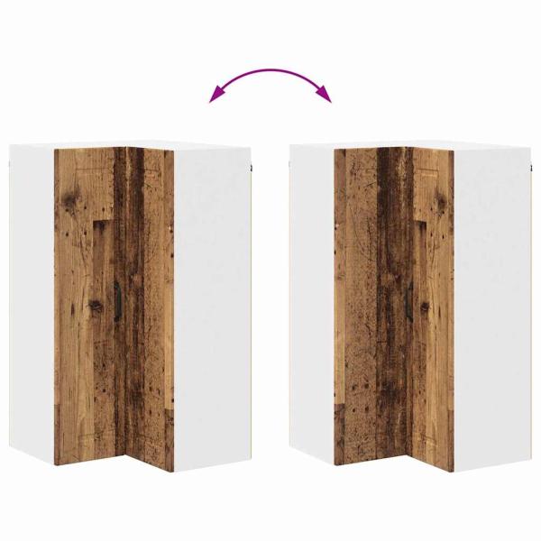 Küchenwandschrank Altholz 57 x 57 x 100 cm Holzwerkstoff