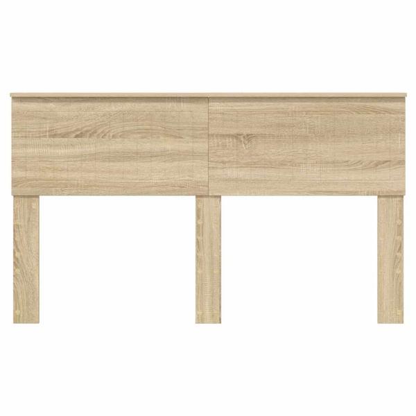 Kopfteil mit Kopfteil Sonoma-Eiche 150 cm Holzwerkstoff