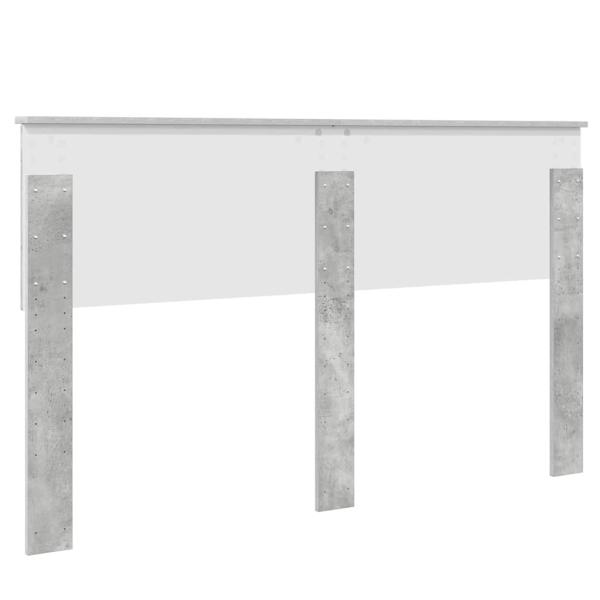 Kopfteil mit Kopfteil Beton Grau 150 cm Holzwerkstoff