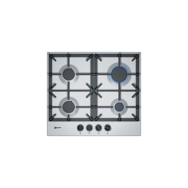 ARDEBO.de Neff T26DS49N0 N 70 Autarkes Gas-Kochfeld, 58,2 cm breit, Flame Select, Schaltknebel, Edelstahl
