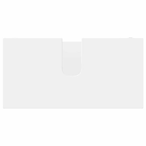 Badezimmermöbel-Set mit Schubladen 4 pcs Weiß Holzwerkstoff