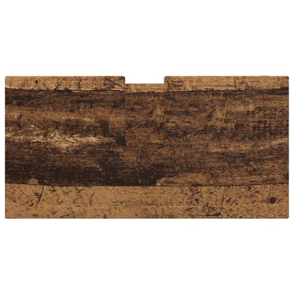 Badezimmermöbel-Set mit Schubladen 4 pcs Altholz Holzwerkstoff