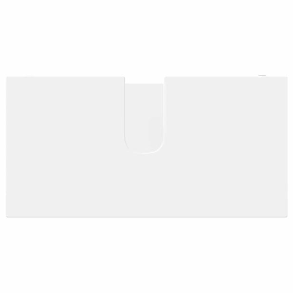 Badezimmermöbel-Set mit Schubladen 3 pcs Weiß Holzwerkstoff