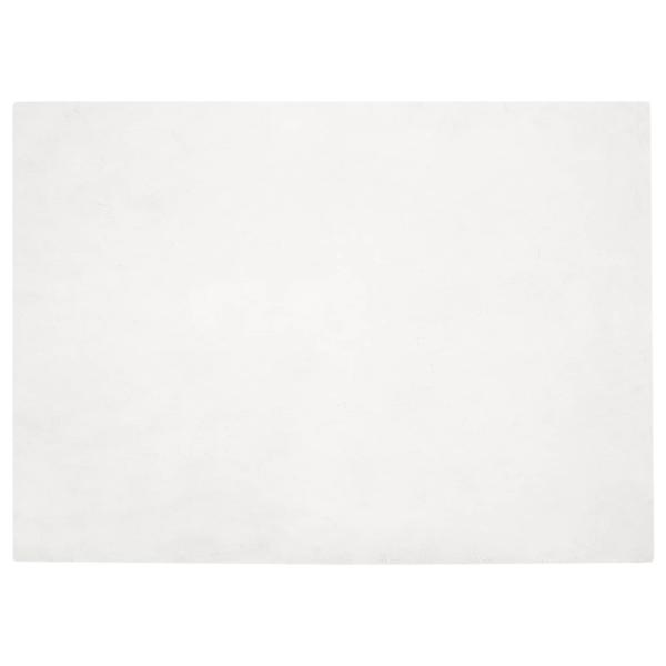 Kunstfell Hasen Teppich Weiß 240 x 340 cm Polyester