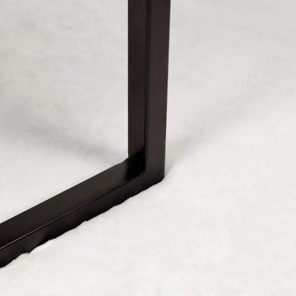 Kunstfell Hasen Teppich Weiß Ø 200 cm Polyester