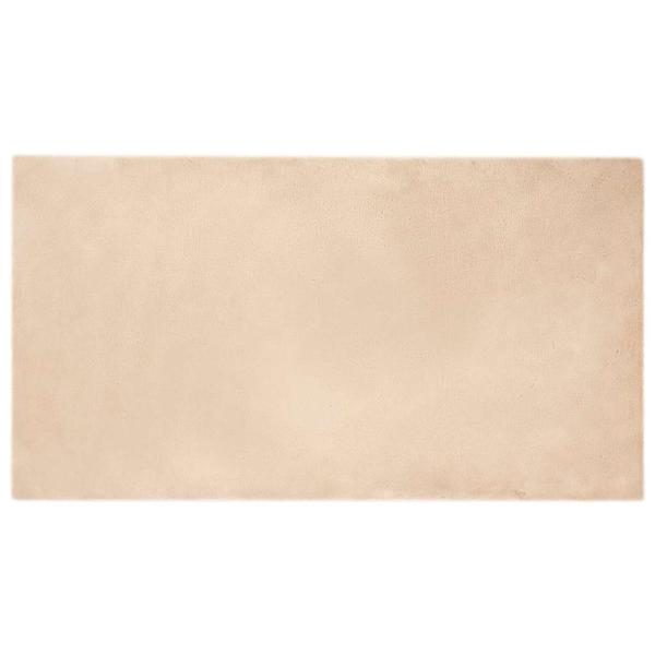 ARDEBO.de - Kunstfell Hasen Teppich Beige 80 x 150 cm Polyester