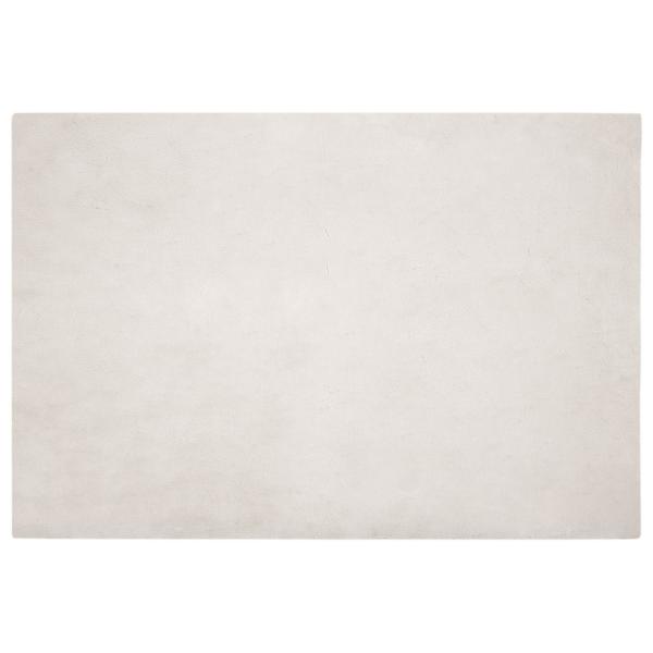 Kunstfell Hasen Teppich Beige 120 x 170 cm Polyester