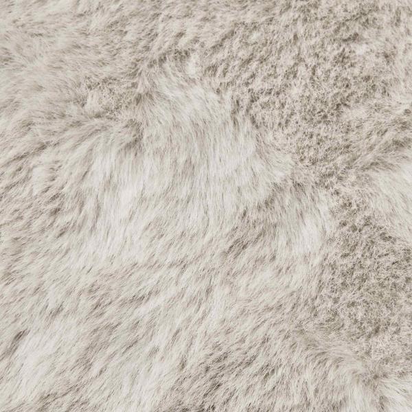 Kunstfell Hasen Teppich Beige 140 x 200 cm Polyester