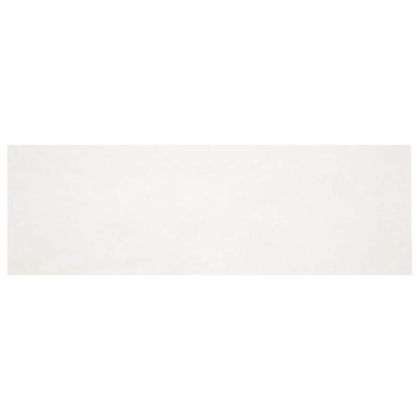 Kunstfell Hasen Teppich Creme 80 x 250 cm Polyester