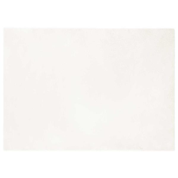 Kunstfell Hasen Teppich Creme 200 x 280 cm Polyester