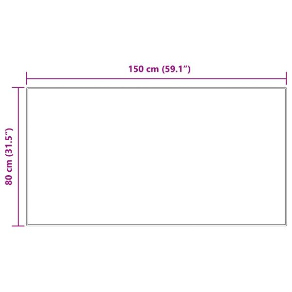 Kunstfell Hasen Teppich Rosa 80 x 150 cm Polyester