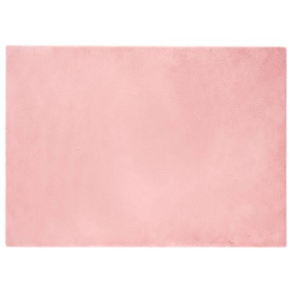 Kunstfell Hasen Teppich Rosa 240 x 340 cm Polyester