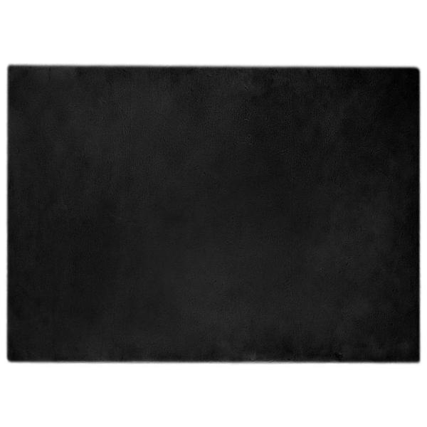 ARDEBO.de - Kunstfell Hasen Teppich Schwarz 200 x 280 cm Polyester