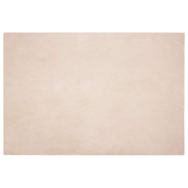 Kunstfell Hasen Teppich Taupe 140 x 200 cm Polyester