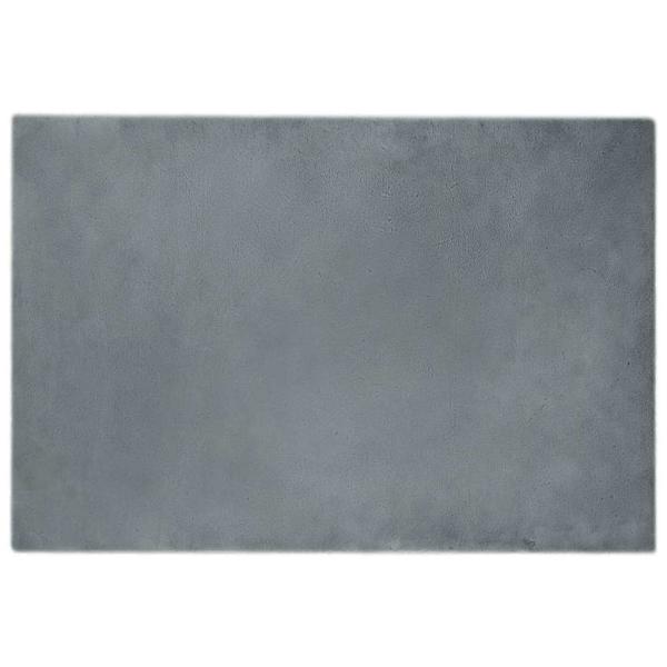 ARDEBO.de - Kunstfell Hasen Teppich Anthrazit 120 x 170 cm Polyester