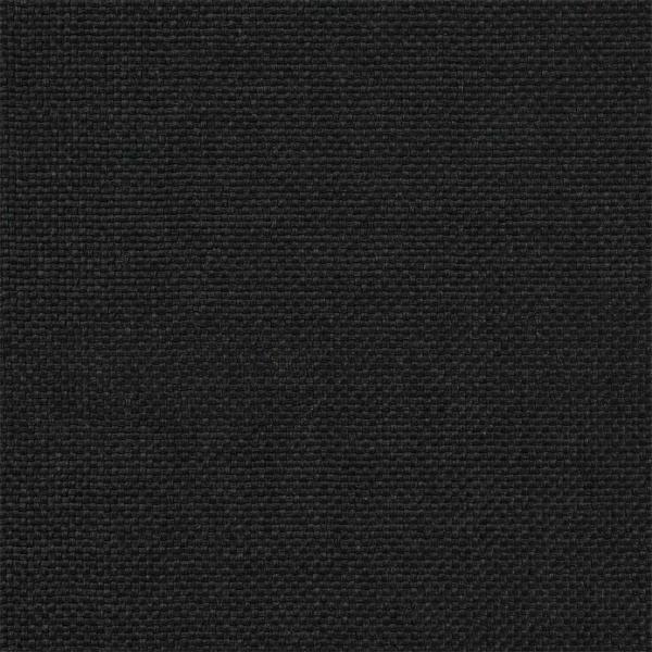 Bettgestell mit gepolstertem Kopfteil Schwarz 140 x 200 cm