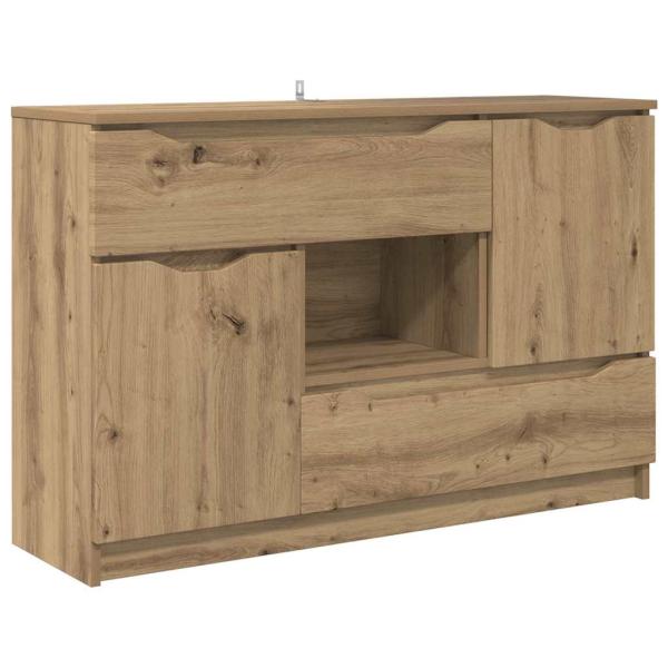 Sideboard Artisan-Eiche 100 x 30 x 65,6 Holzwerkstoff