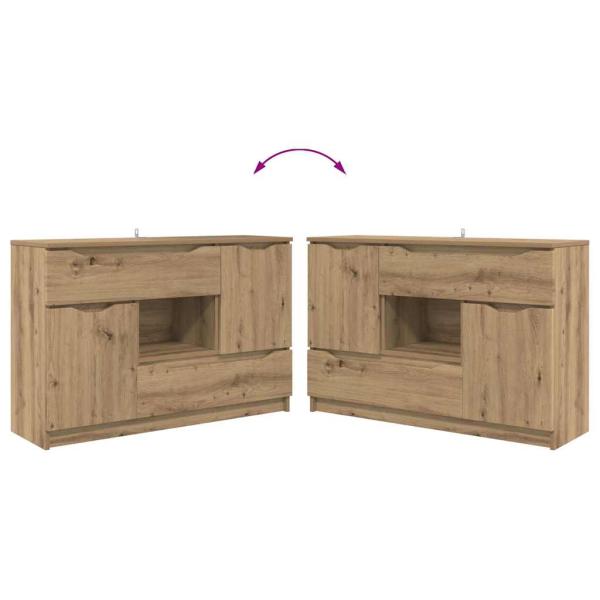 Sideboard Artisan-Eiche 100 x 30 x 65,6 Holzwerkstoff