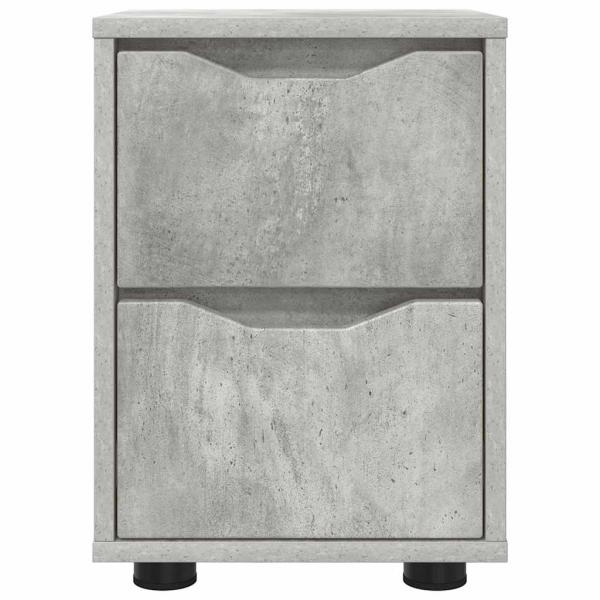 Nachttisch Beton Grau 30,5 x 30 x 43 cm Holzwerkstoff