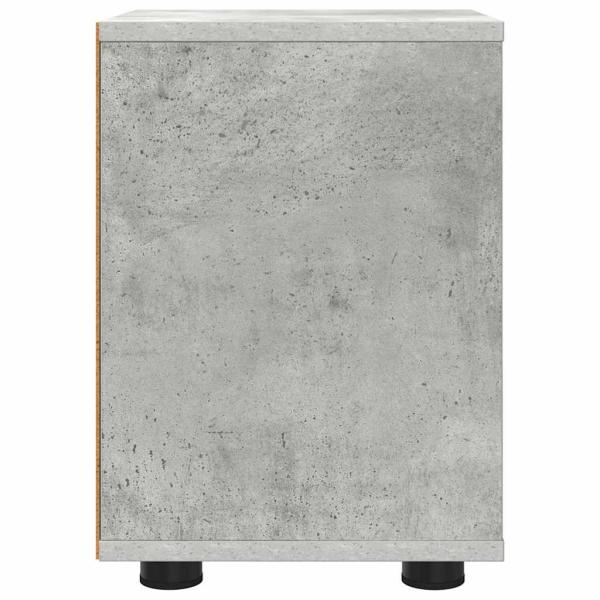 Nachttisch Beton Grau 30,5 x 30 x 43 cm Holzwerkstoff
