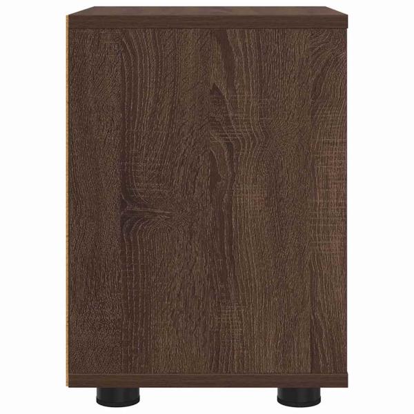 Nachttische 2 pcs Braun Eichen-Optik 30,5 x 30 x 43 cm