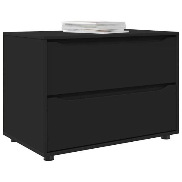 Aufbewahrungsschrank Schwarz 80 x 48 x 57 cm Holzwerkstoff