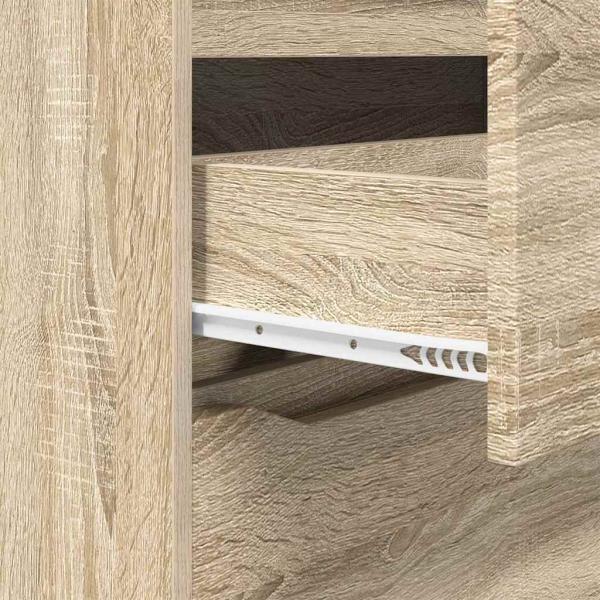Aufbewahrungsschrank Sonoma-Eiche 80 x 48 x 57 cm Holzwerkstoff