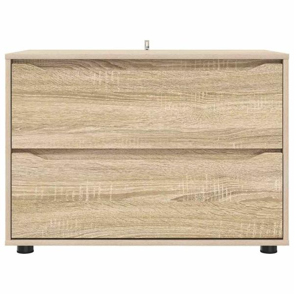 Aufbewahrungsschrank Sonoma-Eiche 80 x 48 x 57 cm Holzwerkstoff
