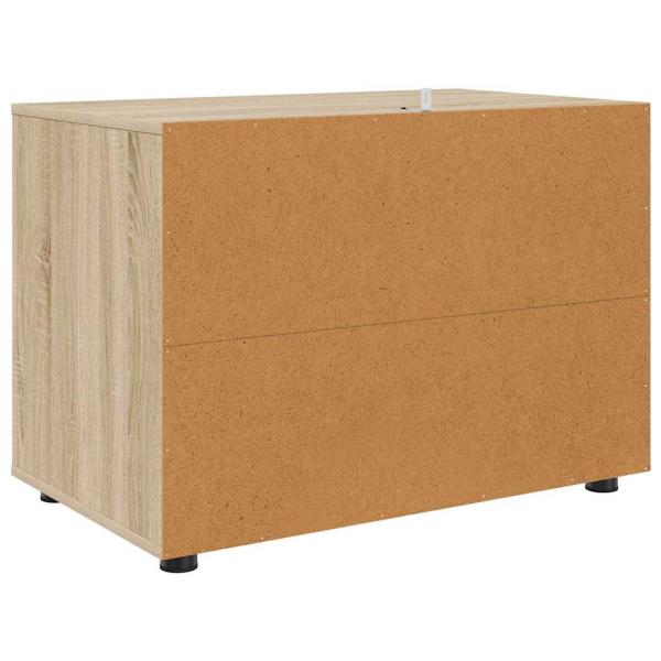 Aufbewahrungsschrank Sonoma-Eiche 80 x 48 x 57 cm Holzwerkstoff