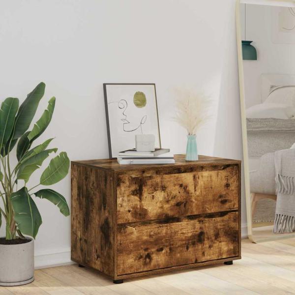 Aufbewahrungsschrank Geräucherte Eiche 80 x 48 x 57 cm