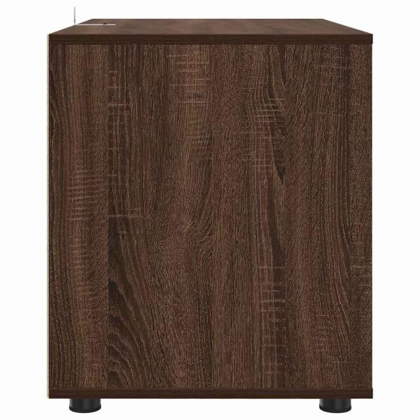 Aufbewahrungsschrank Braun Eichen-Optik 80 x 48 x 57 cm