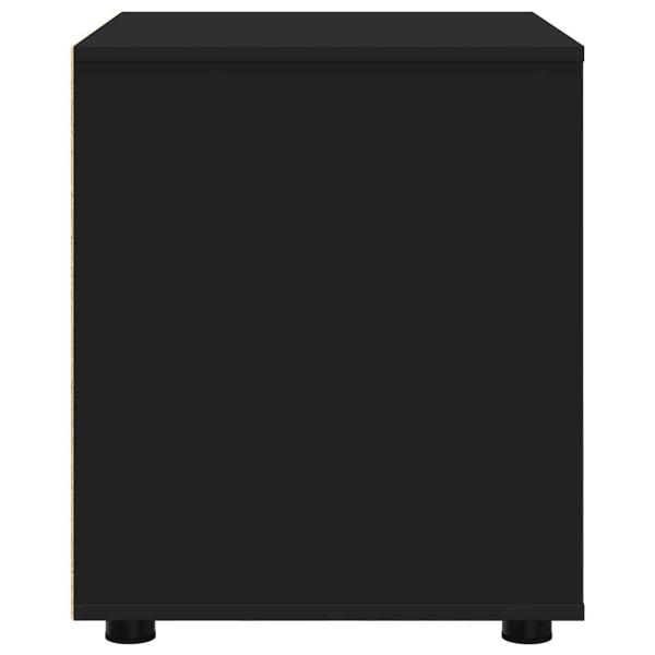 Aufbewahrungsschrank Schwarz 60 x 48 x 57 cm Holzwerkstoff