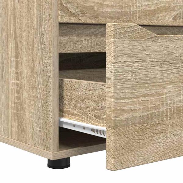 Aufbewahrungsschrank Sonoma-Eiche 60 x 48 x 57 cm Holzwerkstoff