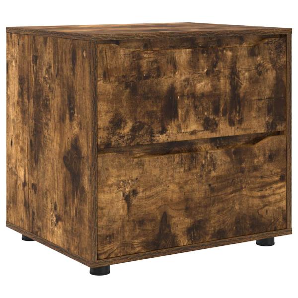 Aufbewahrungsschrank 60 x 48 x 57 cm Holzwerkstoff Räuchereiche