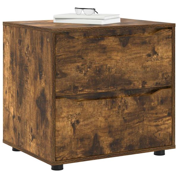 Aufbewahrungsschrank 60 x 48 x 57 cm Holzwerkstoff Räuchereiche