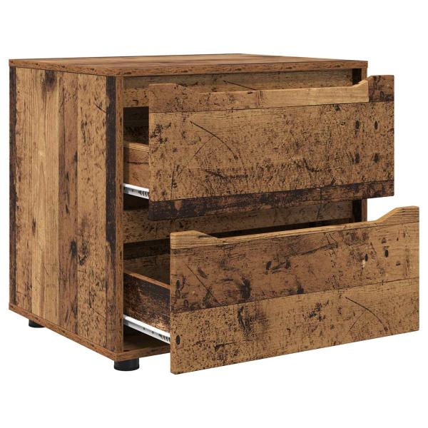 Aufbewahrungsschrank 60 x 48 x 57 cm Holzwerkstoff Altholz