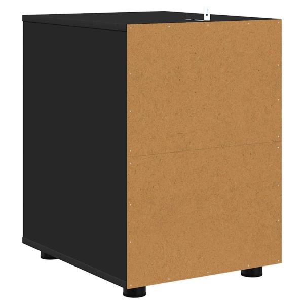 Aufbewahrungsschrank Schwarz 40 x 48 x 57 cm Holzwerkstoff