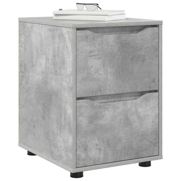 Aufbewahrungsschrank 40 x 48 x 57 cm Holzwerkstoff Betongrau