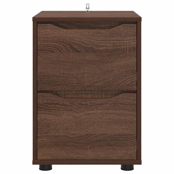 Aufbewahrungsschrank Braun Eichen-Optik 40 x 48 x 57 cm