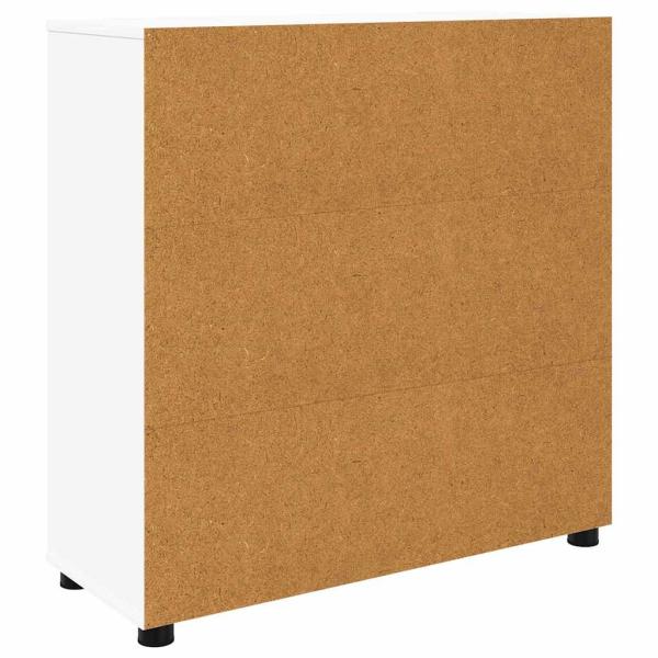 Aufbewahrungsschrank Weiß 80 x 31 x 81 cm Holzwerkstoff