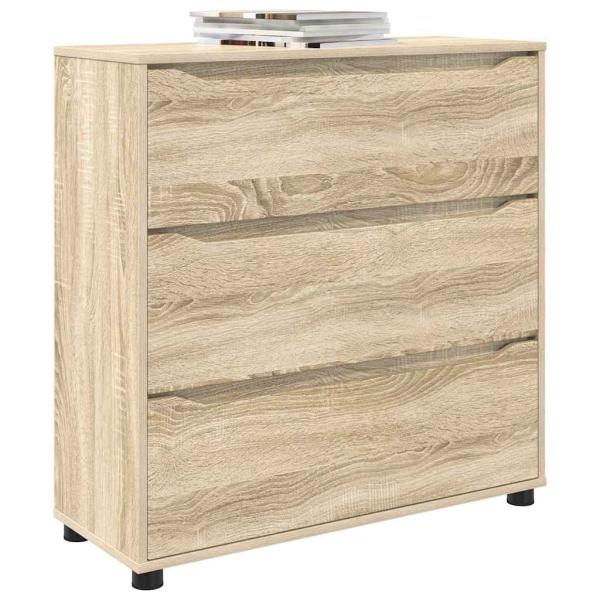 Aufbewahrungsschrank Sonoma-Eiche 80 x 31 x 81 cm Holzwerkstoff