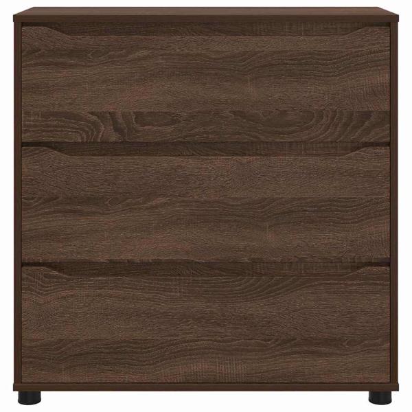 Aufbewahrungsschrank Braun Eichen-Optik 80 x 31 x 81 cm