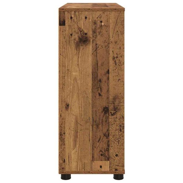 Aufbewahrungsschrank Altholz 80 x 31 x 81 cm Holzwerkstoff