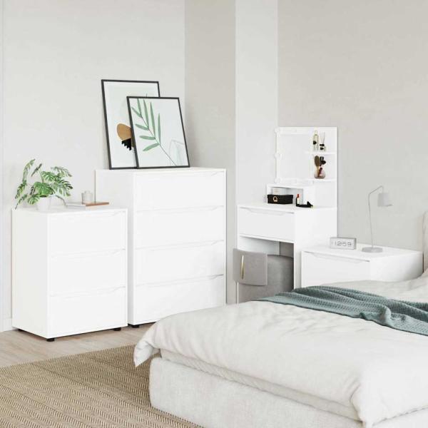 Aufbewahrungsschrank Weiß 60 x 48 x 81 cm Holzwerkstoff